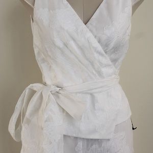 White Frascara Matching Set (Top & Trousers)